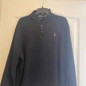 Ralph Lauren men sweat shirt . Black . Used . Good quality and condition